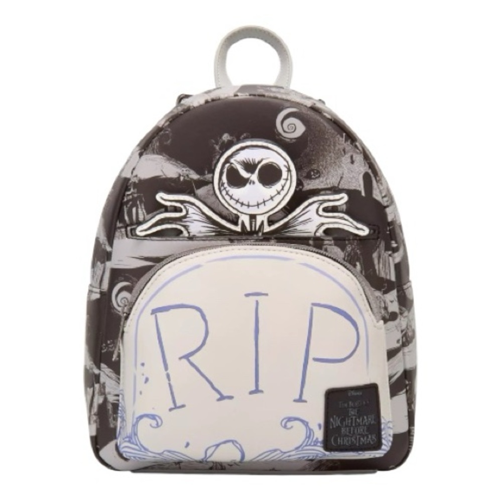 Loungefly The Nightmare Before Christmas Jack RIP Mini Backpack - NWT